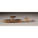 INTER-WAR YEARS SILVER AND TORTOISESHELL NAIL BUFFER, Birmingham 1925, and a SILVER MINIATURE HAND