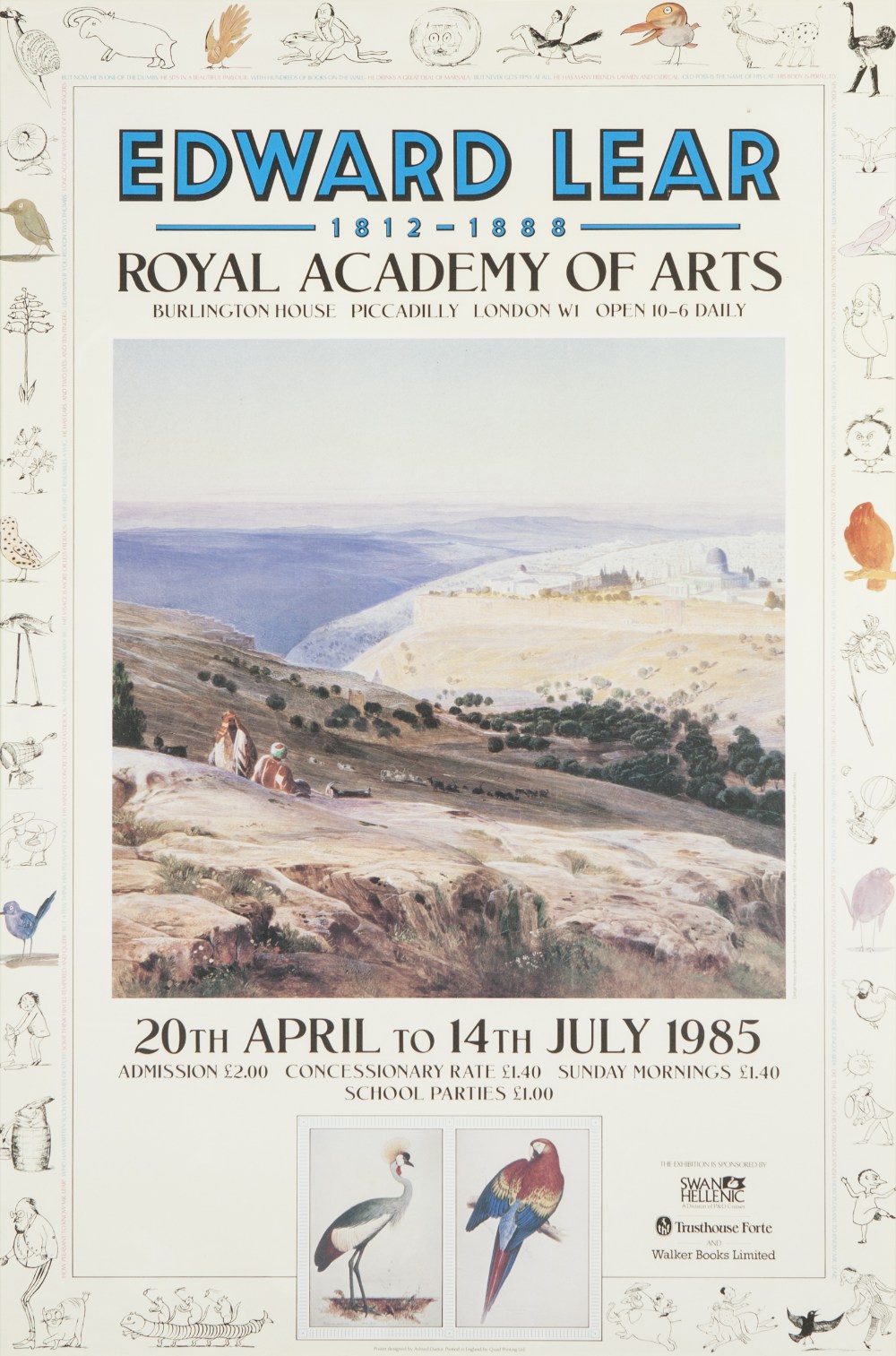 COLLECTION OF FOUR THEATRE POSTERS TO INCLUDE RSC King Lear 1982; Arroyo Klasen Velickovic 1982; - Image 4 of 4