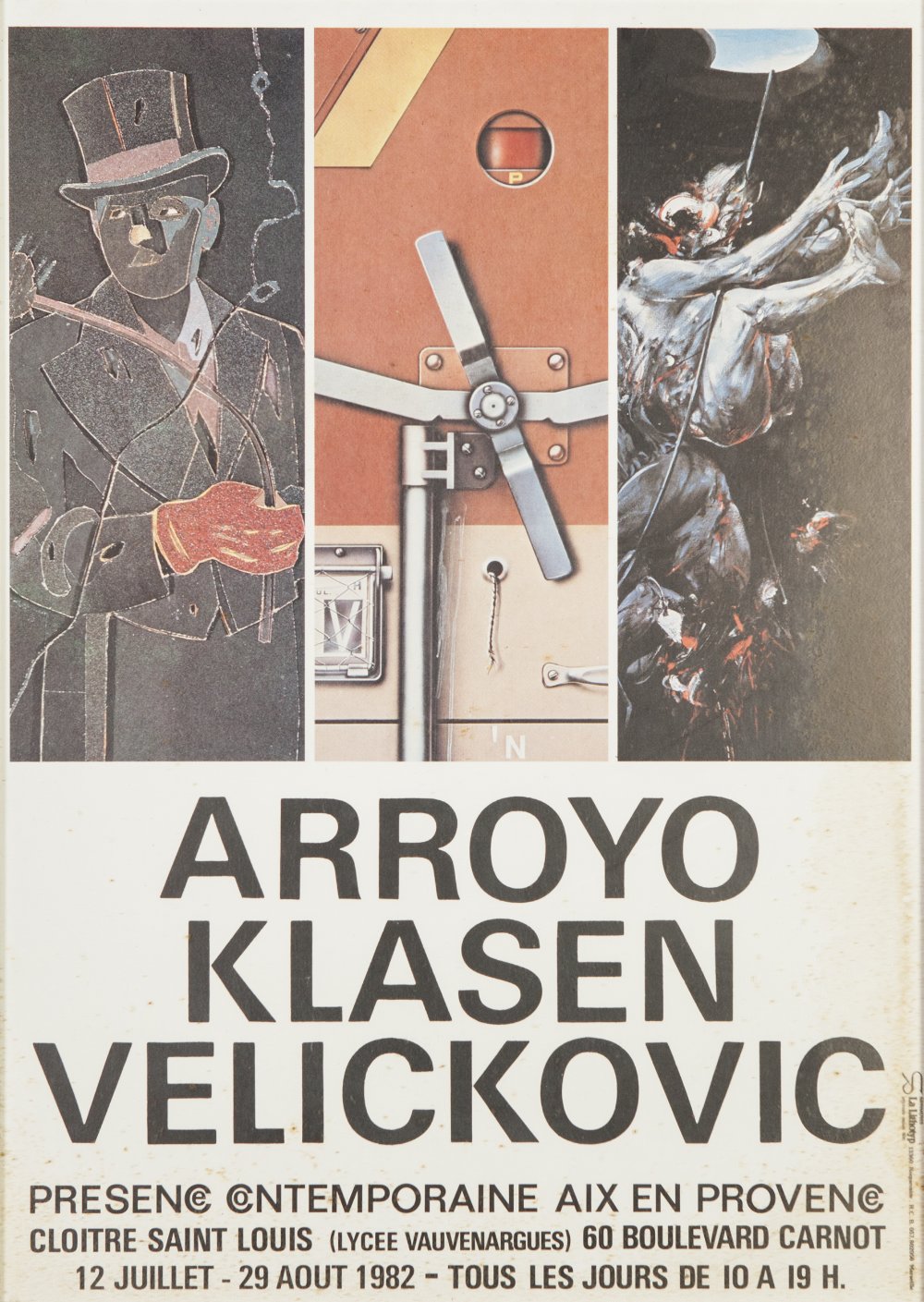 COLLECTION OF FOUR THEATRE POSTERS TO INCLUDE RSC King Lear 1982; Arroyo Klasen Velickovic 1982; - Image 2 of 4