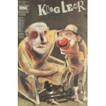 COLLECTION OF FOUR THEATRE POSTERS TO INCLUDE RSC King Lear 1982; Arroyo Klasen Velickovic 1982;