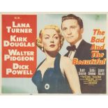 FOUR 1950s M.G.M. TITLE LOBBY CARDS, VARIOUS, viz 'Invitation to the Dane', 'The Long, Long