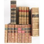 SELECTION OF VICTORIAN FINE BINDINGS, to include; Smollett's Work in a single volumn 1889, full