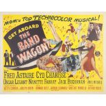 THE BAND WAGON M.G.M. 1953 US half sheet, style A, 21 1/2" x 27 1/2", featuring Fred Astaire and Cyd