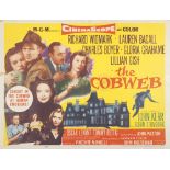 THE COBWEB M.G.M. 1955 US half sheet, style A, 21 1/2" x 27 3/4", featuring Richard Widmark and