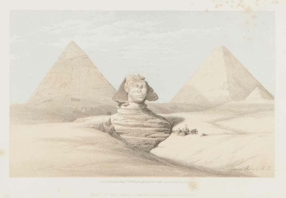 AFTER DAVID ROBERTS R.A. SIX 19th CENTURY TINTED LITHOGRAPHIC BOOK PLATES, VARIOUS VIEWS IN THE - Image 4 of 7