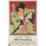 SILK STOCKINGS 1957 M.G.M. US one sheet, 40" x 26" (sight) featuring Fred Astaire and Cyd