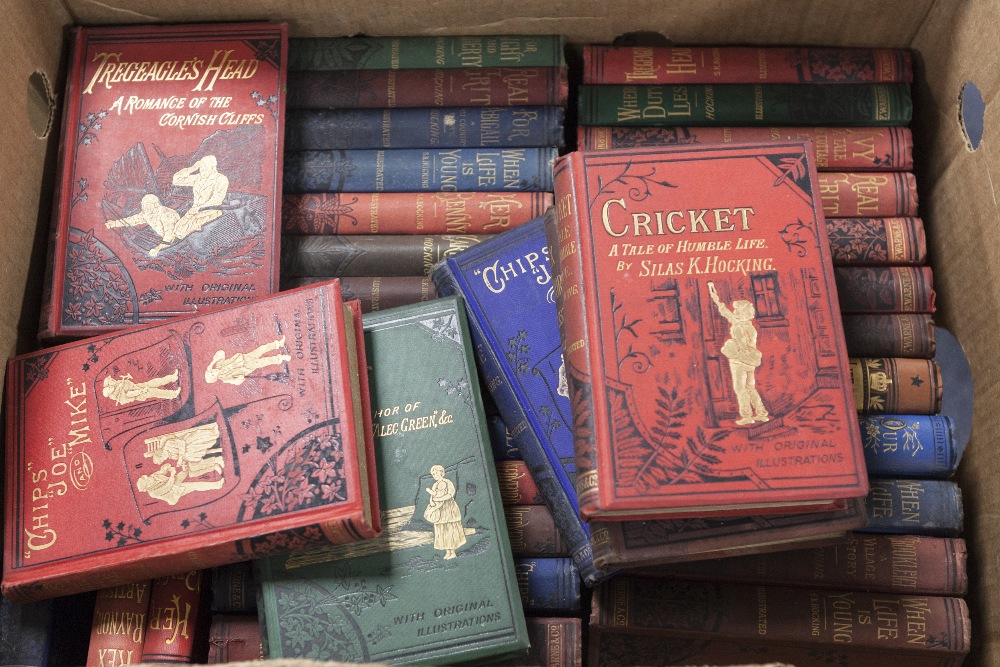 A LARGE COLLECTION OF VICTORIAN FICTION TITLES BY S.K. HOCKING, to include; Chips, Joe and Mich,