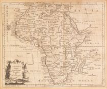 ANTIQUE MAP OF AFRICA BY THOMAS HITCHIN, 7 ¼" X 8 ¾" (18.4cm x 22.2cm), TWO MAPS OF SOUTH AFRICA