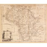 ANTIQUE MAP OF AFRICA BY THOMAS HITCHIN, 7 ¼" X 8 ¾" (18.4cm x 22.2cm), TWO MAPS OF SOUTH AFRICA