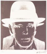 ANDY WARHOL (AMERICAN 1928 - 1987) LITHGRAPHIC PRINT ON ARCHES PAPER 'Black and white negative