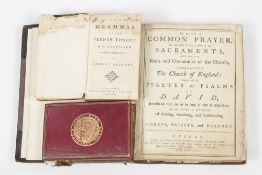 THE BOOK OF COMMON PRAYER, printed Oxford by T. Wright and W. Gill, printers to the University 1775,