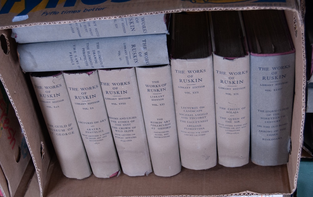 THE WORKS OF JOHN RUSKIN LIBRARY EDITION, COMPLETE SET OF 39 VOLUMES. Published by George Allen - Image 6 of 6