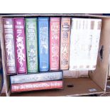 FOLIO SOCIETY. A SELECTION OF VARIOUS QUALITY TITLES to include; Captain Cook's Voyages, The Raj, an