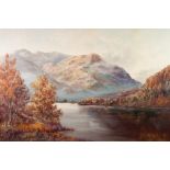 PRUDENCE TURNER (1930 - 2007) OIL PAINTING ON CANVAS Highland landscapes Signed 24" x 36" (61 x 91.