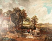 AFTER CONSTABLE BY JOHN TENNISON (TWENTIETH/ TWENTY FIRST CENTURY) OIL PAINTING ON CANVAS 'The Hay