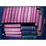 CHARLES DICKENS, The Works, Complete set of 17 vols, bound in original publishers red cloth.