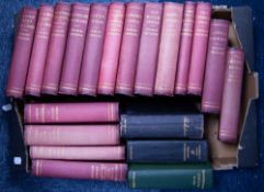 CHARLES DICKENS, The Works, Complete set of 17 vols, bound in original publishers red cloth.