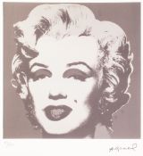 ANDY WARHOL (AMERICAN 1928 - 1987) LITHGRAPHIC PRINT ON ARCHES PAPER 'Black and white negative