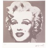 ANDY WARHOL (AMERICAN 1928 - 1987) LITHGRAPHIC PRINT ON ARCHES PAPER 'Black and white negative