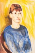 COLIN JELLICOE (1942-2018) OIL ON CANVAS Portrait of a seated female figure Signed and dated 1966 23
