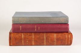 VOGUE MAGAZINE - BOUND UP SELECTED ISSUES - Vogue 1919, 17 selected issues bound in half leather,