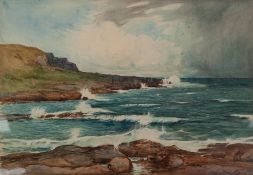 JAMES F. MACINTOSH GOW (late Nineteenth/early Twentieth Century) WATERCOLOUR Scottish coastal