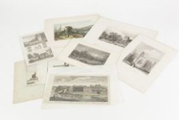 A QUANTITY OF ETCHINGS to include C.WARREN AFTER B.BAND: CHESTER CATHEDRAL S.W. VIEW G. PICKERING: