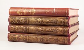 BAINES. Lancashire and Cheshire Past and Present. Published Mackenzie, c.1880, 4 volume set, 3