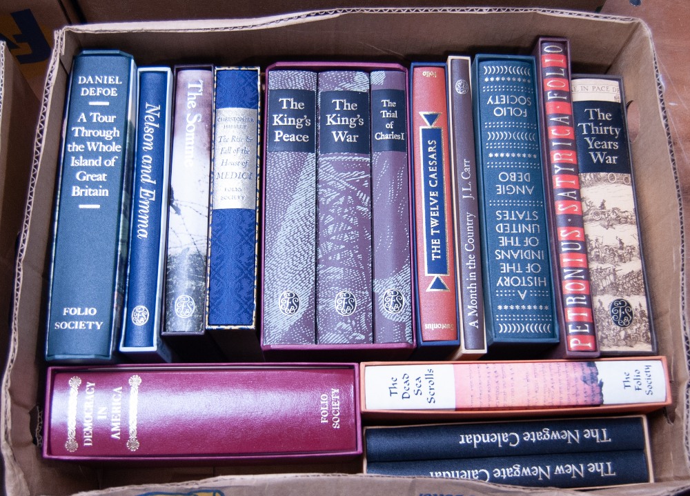 FOLIO SOCIETY. A SELECTION OF QUALITY EDITIONS to include; A History of the Indians of the United