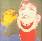 ANDY WARHOL (AMERICAN 1928 - 1987) COLOURED LITHGRAPHIC PRINT ON ARCHES PAPER 'Howdy Doody' Signed