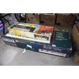 YAMAHA 'PORTATONE' PSR-200 ELECTRIC KEYBOARD AND ANOTHER SMALLER PSS-21 (2)