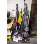 DYSON UPRIGHT ELECTRIC VACUUM CLEANER, DC 25, SAHARA VAX, VAC STEAM, H20 MOP X 5, AND TWO OTHER