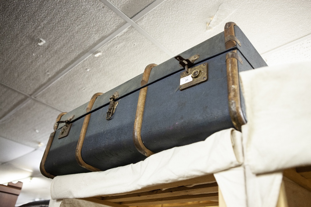 WOOD BOUND CABIN TRUNK