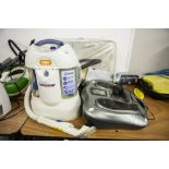 VAS RAPIDE COMPACT CARPET WASHER, BIO ENERGISER FOOT MASSAGER AND A WAGNER SPRAY