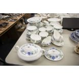 FORTY EIGHT PIECE WEDGWOOD 'CLEMENTINE' PATTERN POTTERY PART DINNER AND TEA SERVICE, including: