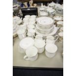 ST. ANDREWS BONE CHINA 'SIGNATURE PLATINUM' PART DINNER, BREAKFAST AND TEA SERVICE, DESIGNED BY