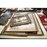 THREE FRAMED AND GLAZED MODERN ORIENTAL SILKWORK PANELS, OF NUMEROUS FIGURES, ONE BEING IN LANDSCAPE