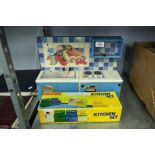 CASON PRODUCTS PLASTIC CIRCA 1970's SECTION/WALL FROM A FITTED KITCHEN, to include; one wall and