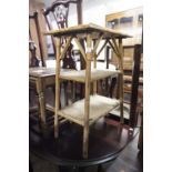 BAMBOO THREE TIER OCCASIONAL TABLE