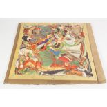 CHAD VALLEY 1930s WOODEN JIGSAW PUZZLE entitled 'Dragon's Land' invented and designed by Mrs Elspeth