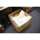 ONE BOX OF LINEN