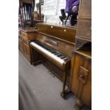 MOLINEUX, MAHOGANY CASED UPRIGHT PIANOFORTE, iron framed, No. 58845