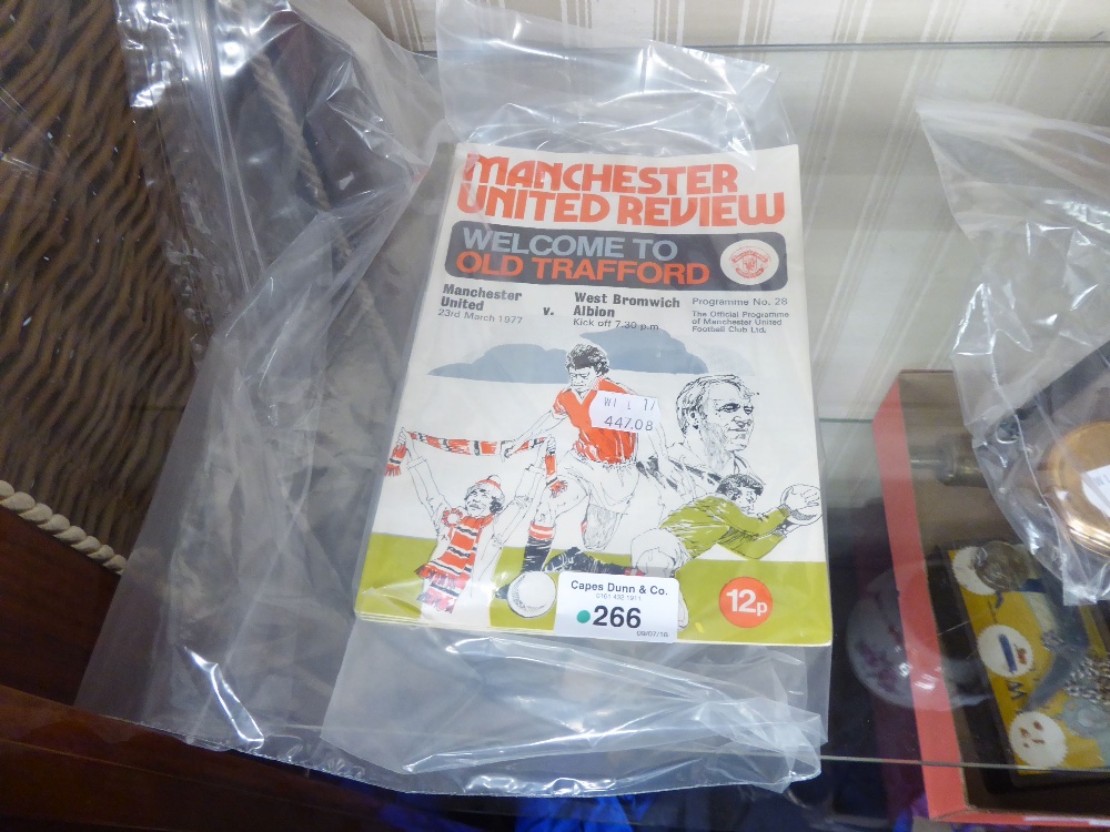 MANCHESTER UNITED REVIEW (3), 1977 NO.s 28, 29 AND 30 (3)