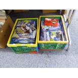 TWO BOXES OF FOOTBALL LEAGUE PROGRAMMES, VARIOUS FROM THE LATE 90's TO INCLUDE; CARDIFF CITY,