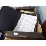 A COLLECTION OF SHEET MUSIC (7 BINDERS)