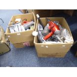 QUANTITY OF SMALL ELECTRICAL APPLIANCES AND HOUSEHOLD ITEMS, ETC., INCLUDING 'MOUNTAIN BREEZE' AIR