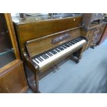 MOLINEUX, MAHOGANY CASED UPRIGHT PIANOFORTE, iron framed, No. 58845