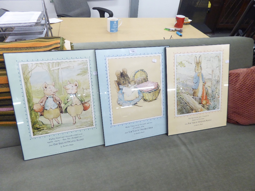 THE BEATRIX POTTER FRAMED PRINTS