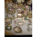 A COLLECTION OF APPROX 22 MAINLY 'LILIPUT LANE' RESIN MODELS OF COTTAGES ETC…..
