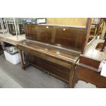 MOLINEUX, MAHOGANY CASED UPRIGHT PIANOFORTE, iron framed, No. 58845